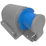 Bemis 3/16A. 90° Eğik Duvar Fiş (Yaylı Kapaklı) IP44 BC1-1403-2235