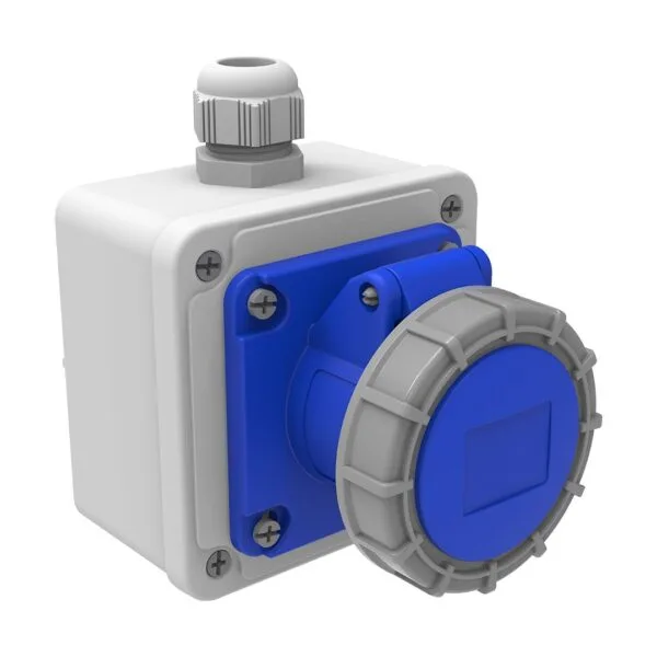 Bemis 3/16A. Duvar Priz IP67 BC1-1403-7510