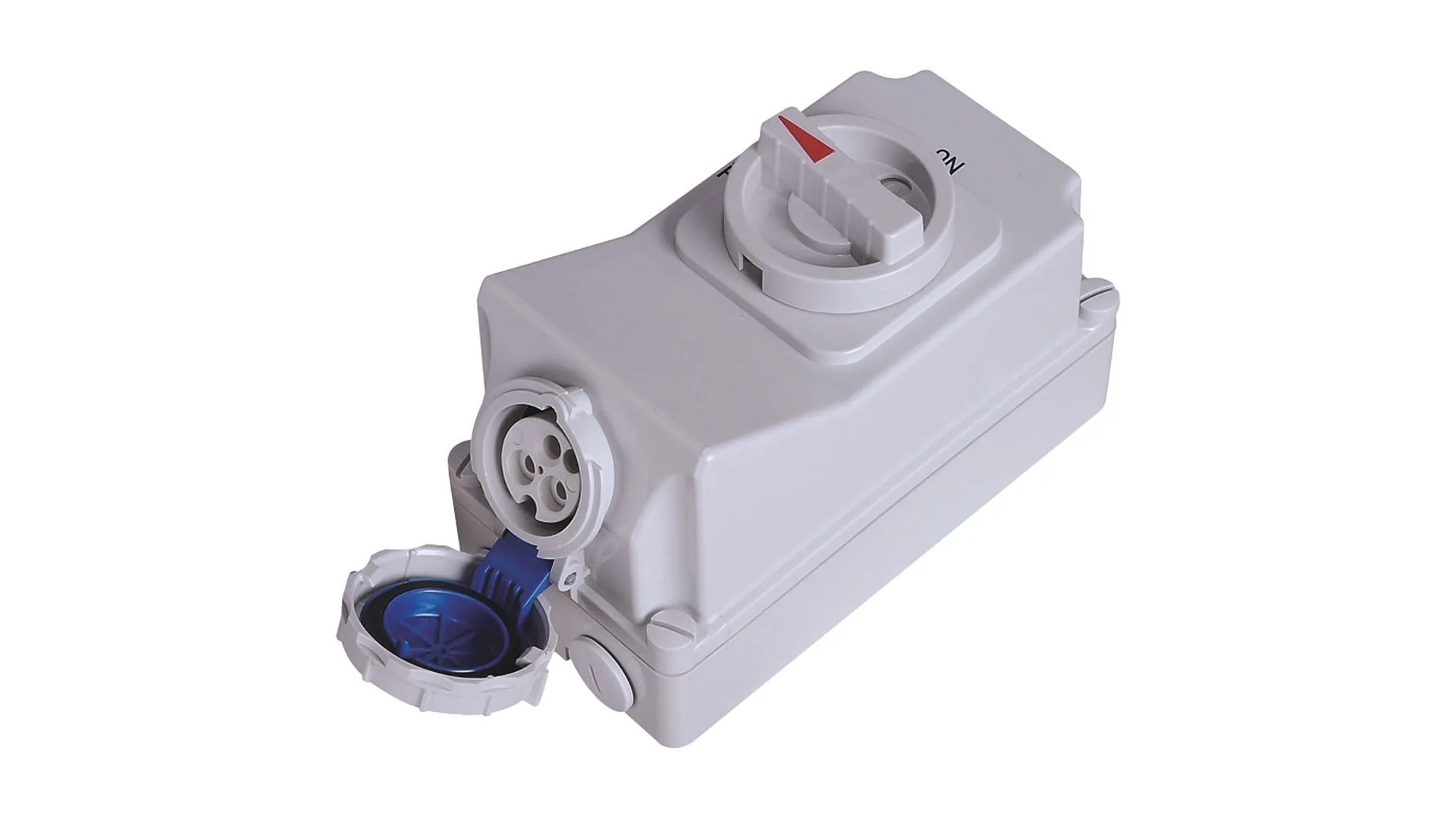 Bemis 3/16A. 90° Eğik Duvar Priz IP67 BC1-1403-7540