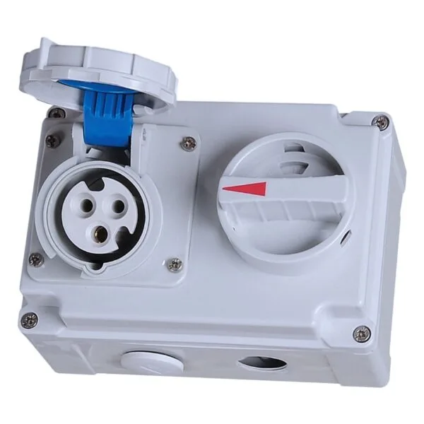 Bemis 3/16A. Düz Duvar Priz IP67