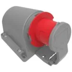 Bemis 4/16A. 90° Eğik Duvar Fiş (Yaylı Kapaklı) IP44