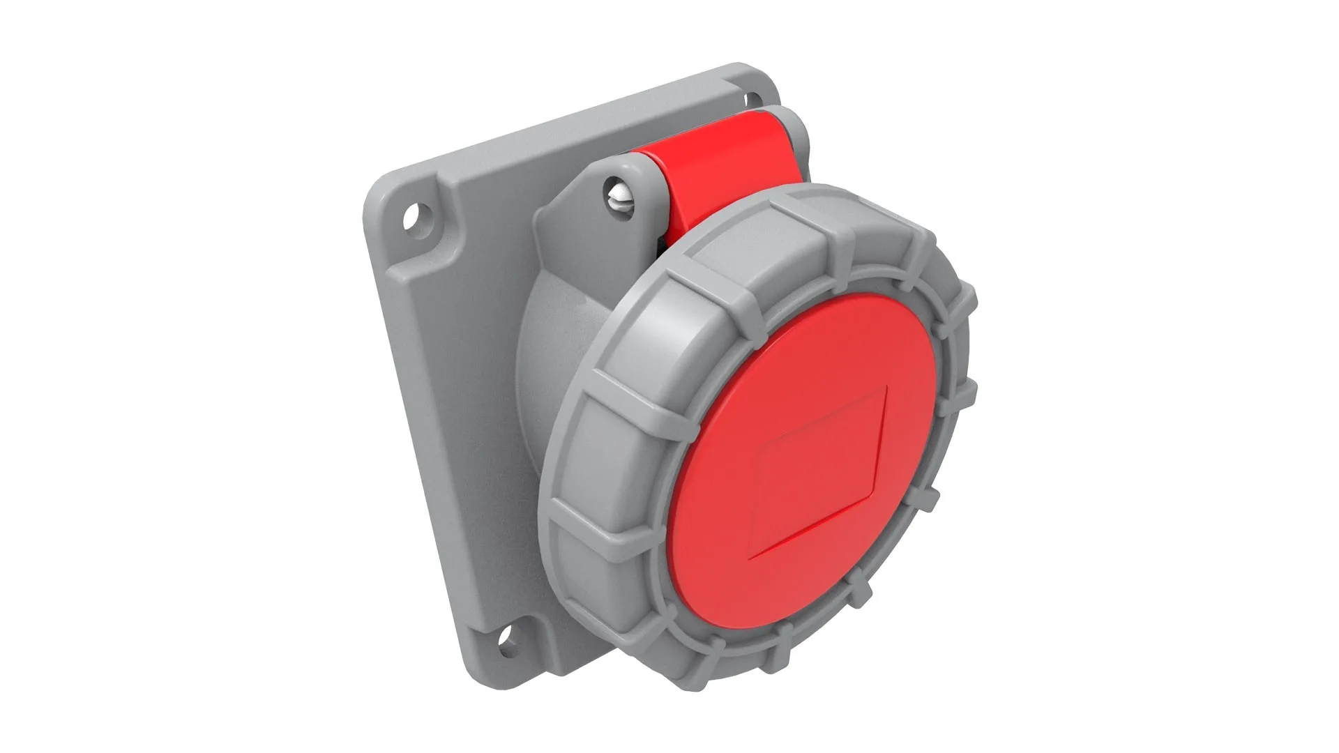 Bemis BC1-1504-7420 Bemis 4/16A. 45° Eğik Makine Priz IP67 BC1-1504-7420