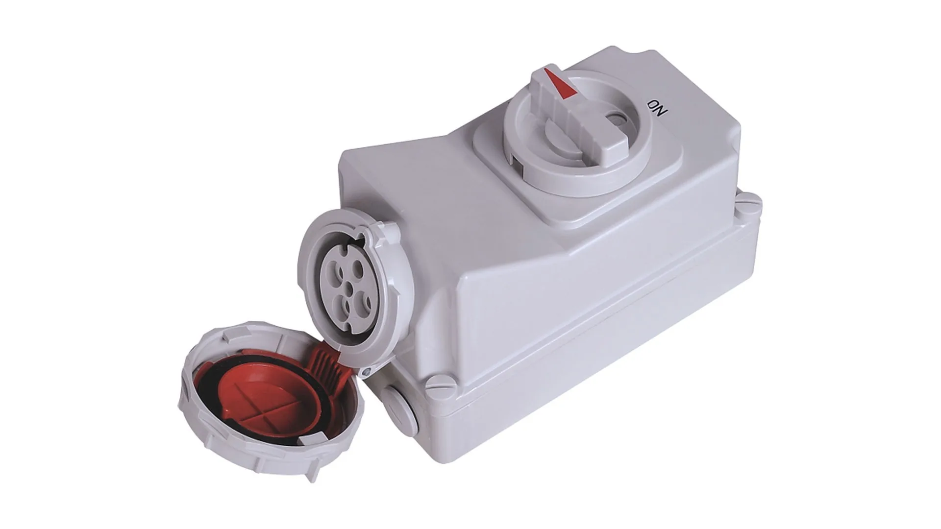 Bemis 4/16A. 90° Eğik Duvar Priz IP67 BC1-1504-7540