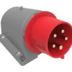 Bemis 5/16A. 90° Eğik Enversör Duvar Fiş IP44