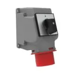 Bemis 5/16A. Pako Şalterli 90° Eğik Duvar Fiş IP44