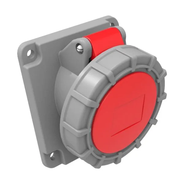 Bemis 5/16A. 45° Eğik Makine Priz IP67 BC1-1505-7420