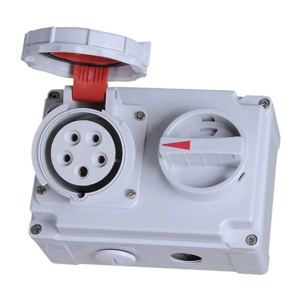 Bemis 5/16A. Düz Duvar Priz IP67