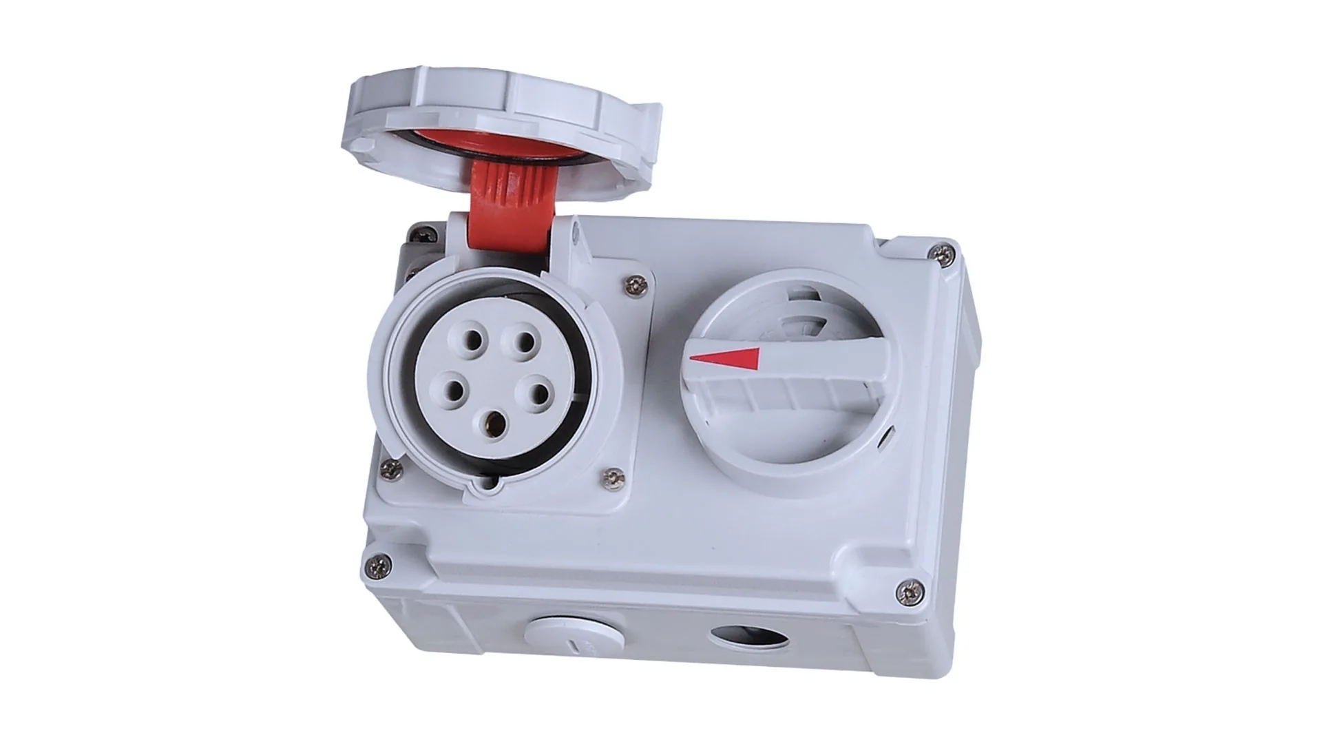 Bemis 5/16A. Düz Duvar Priz IP67