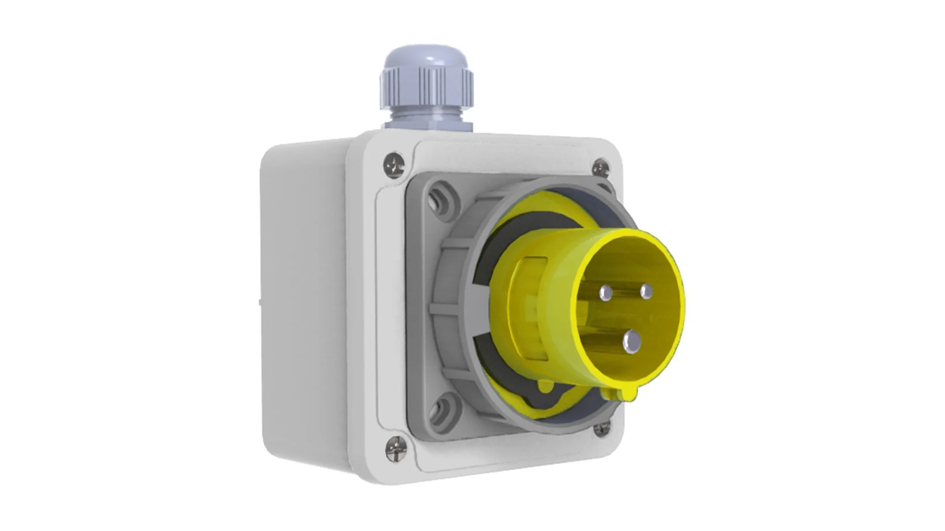 Bemis BC1-3303-7210 Bemis 3/32A. Duvar Fiş IP67 BC1-3303-7210