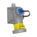 Bemis 3/32A. 90° Eğik Mak. Prizli Duvar Prizi IP67 BC1-3303-7537