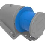 Bemis 3/32A. 90° Eğik Duvar Fiş (Yaylı Kapaklı) IP44 BC1-3403-2235