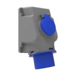 Bemis 3/32A. 90° Eğik P. Prizli Duvar Fiş IP44 BC1-3403-2238