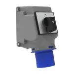 Bemis 3/32A. Pako Şalterli 90° Eğik Duvar Fiş IP44 BC1-3403-2240