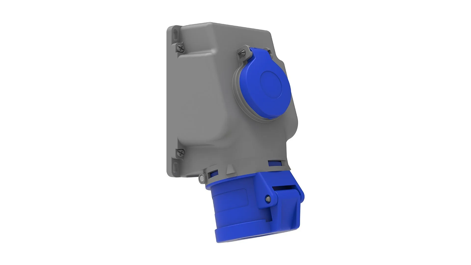 Bemis BC1-3403-2537 Bemis 3/32A. 90° Eğik P. Prizli Duvar Priz IP44 BC1-3403-2537