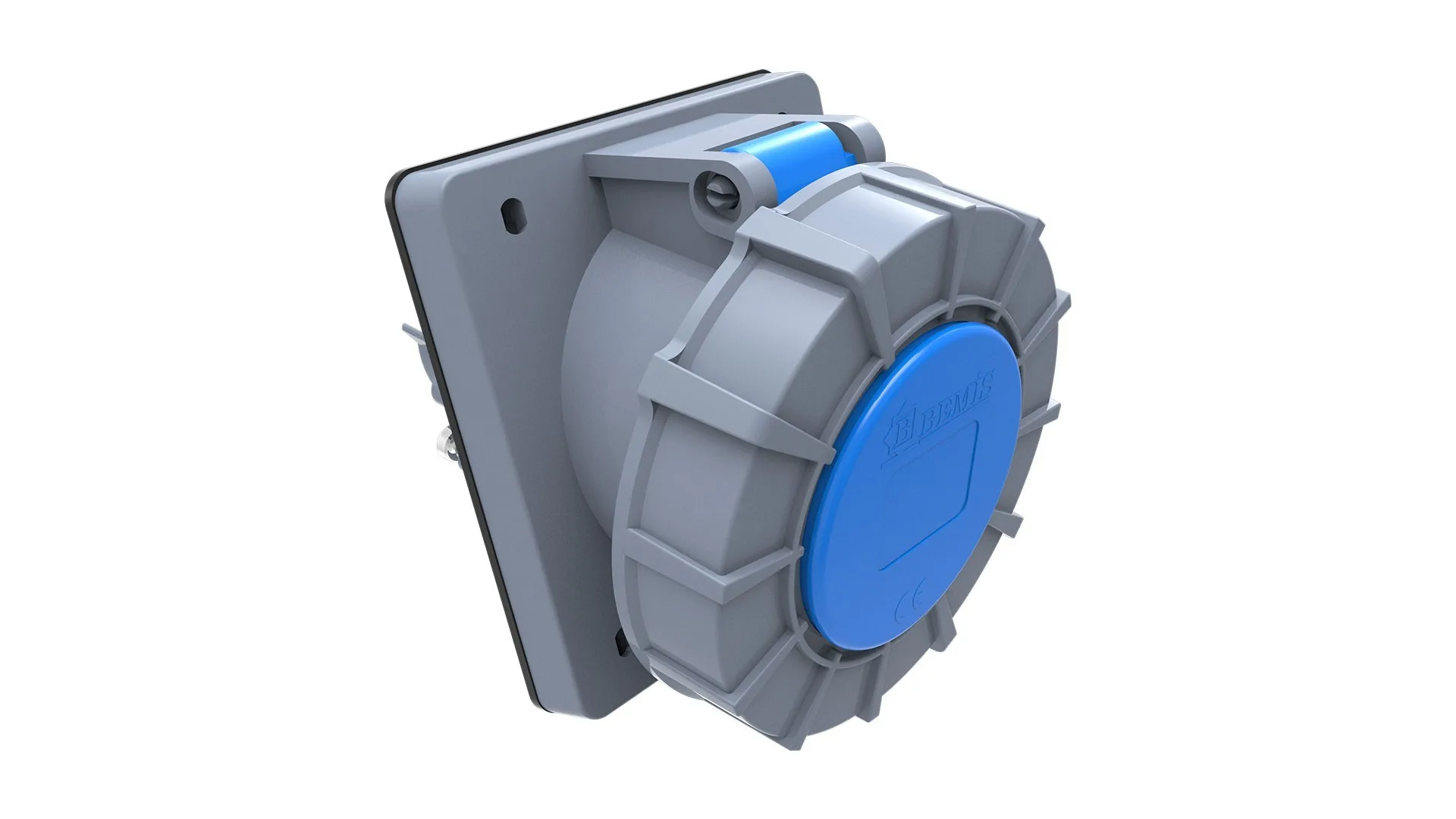 Bemis BC1-3403-7420 Bemis 3/32A. 45° Eğik Makine Priz IP67 BC1-3403-7420