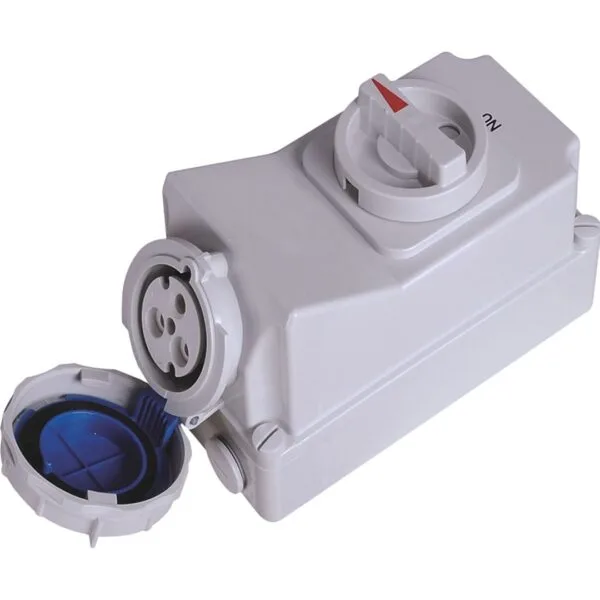 Bemis 3/32A. 90° Eğik Duvar Priz IP67 BC1-3403-7540