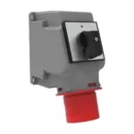 Bemis 4/32A. Pako Şalterli 90° Eğik Duvar Fiş IP44