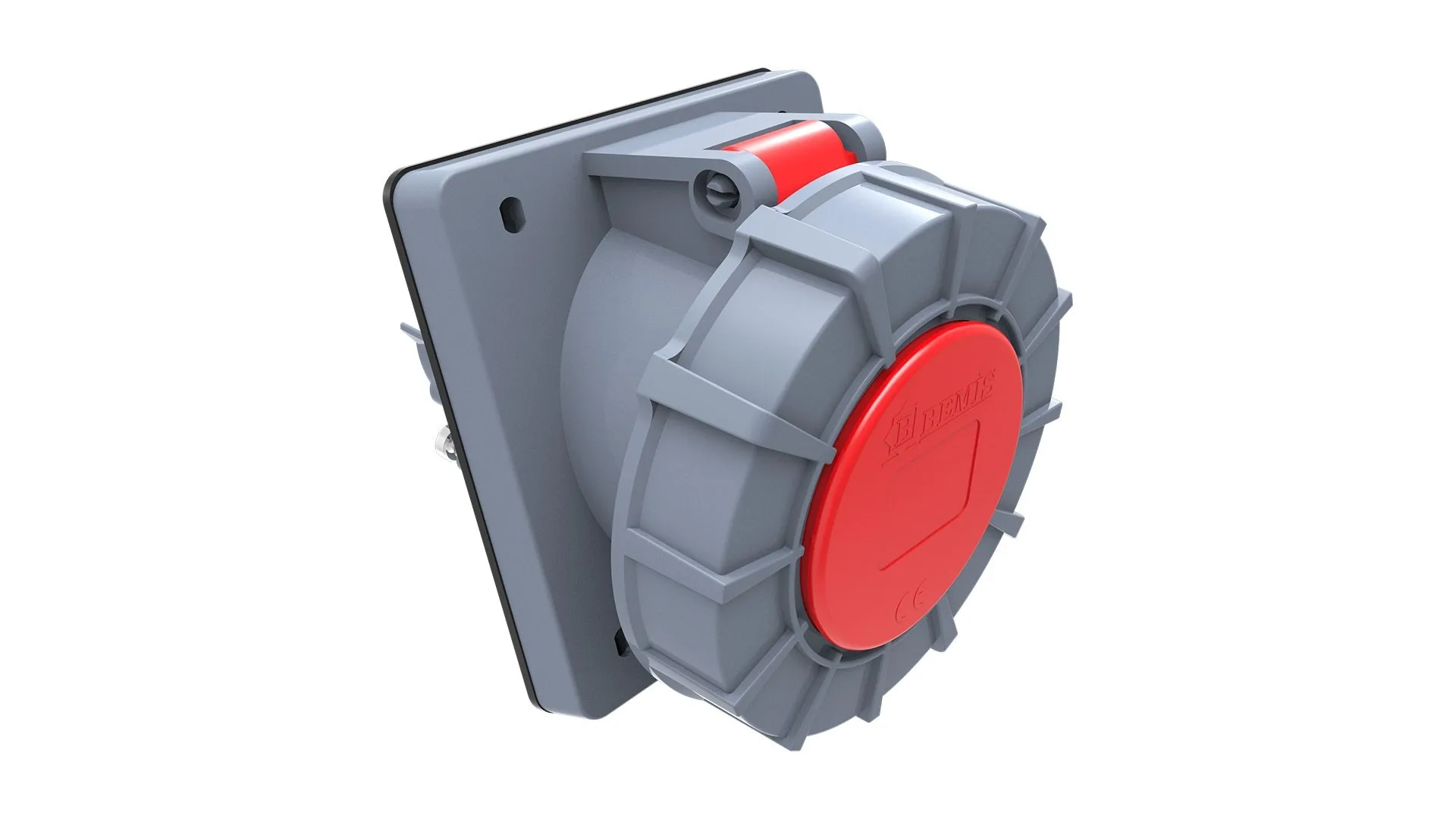 Bemis BC1-3504-7420 Bemis 4/32A. 45° Eğik Makine Priz IP67 BC1-3504-7420