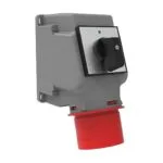 Bemis 5/32A. Pako Şalterli 90° Eğik Duvar Fiş IP44