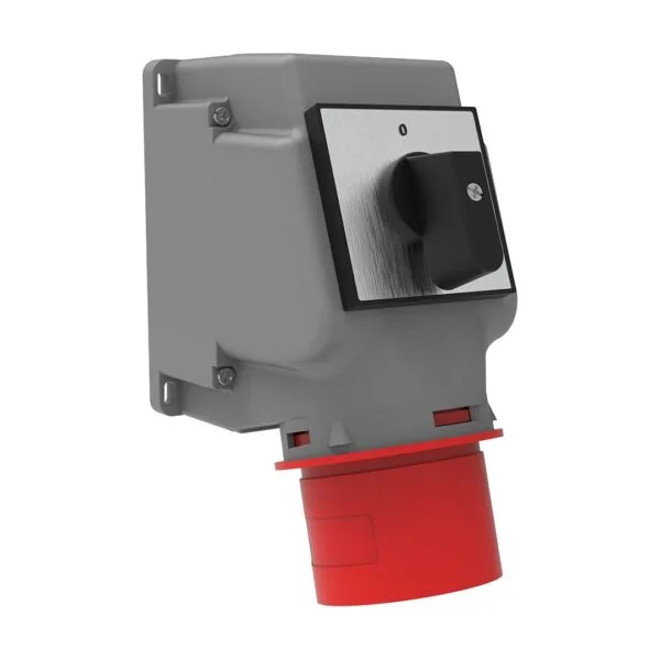 Bemis 5/32A. Pako Şalterli 90° Eğik Duvar Fiş IP44