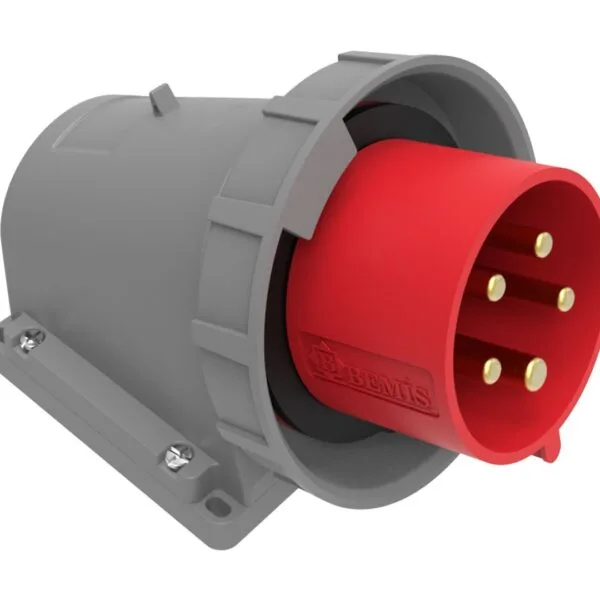 Bemis 5/32A. 90° Eğik Enversör Duvar Fiş IP67