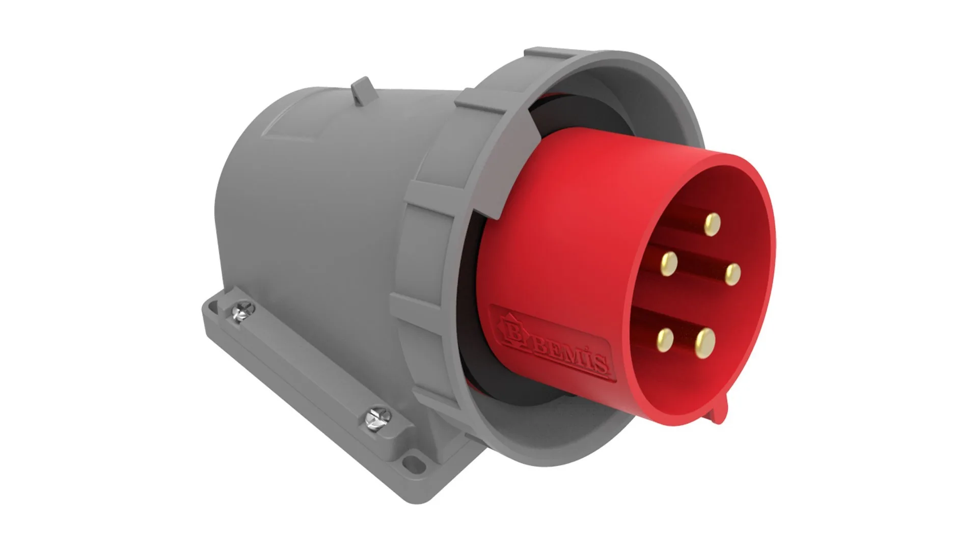 Bemis BC1-3505-7060 Bemis 5/32A. 90° Eğik Enversör Duvar Fiş IP67