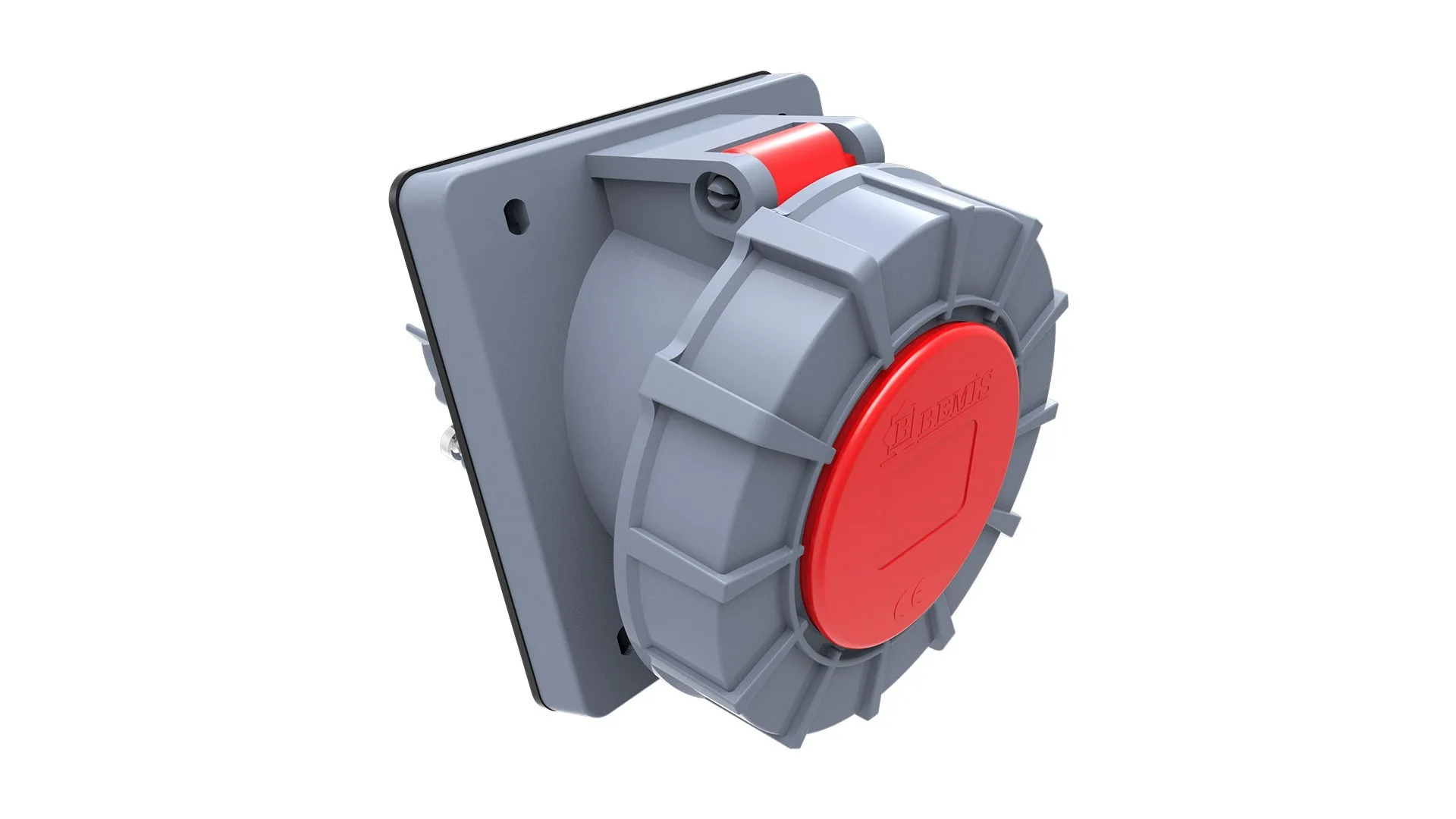 Bemis BC1-3505-7420 Bemis 5/32A. 45° Eğik Makine Priz IP67 BC1-3505-7420