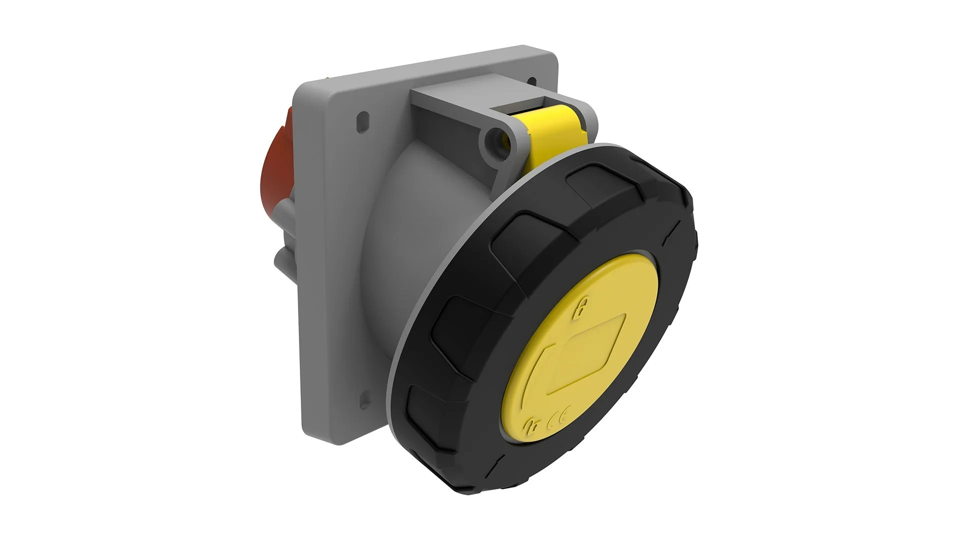 Bemis BC1-4303-7420 Bemis 3/63A. 45° Eğik Makine Priz IP67 BC1-4303-7420