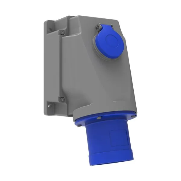 Bemis 3/63A. 90° Eğik P. Prizli Duvar Fiş IP44 BC1-4403-2238