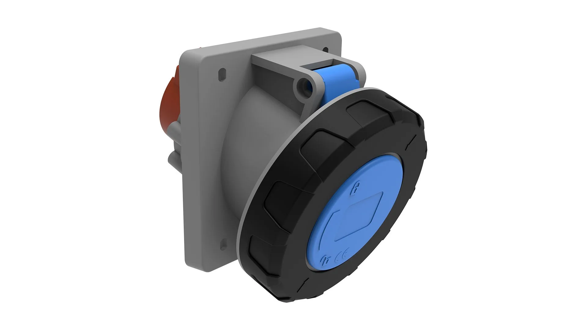 Bemis BC1-4403-7420 Bemis 3/63A. 45° Eğik Makine Priz IP67 BC1-4403-7420