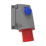 Bemis 4/63A. 90° Eğik P. Prizli Duvar Fiş IP44 BC1-4504-2238