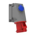 Bemis 4/63A. 90° Eğik P. Prizli Duvar Priz IP44 BC1-4504-2537