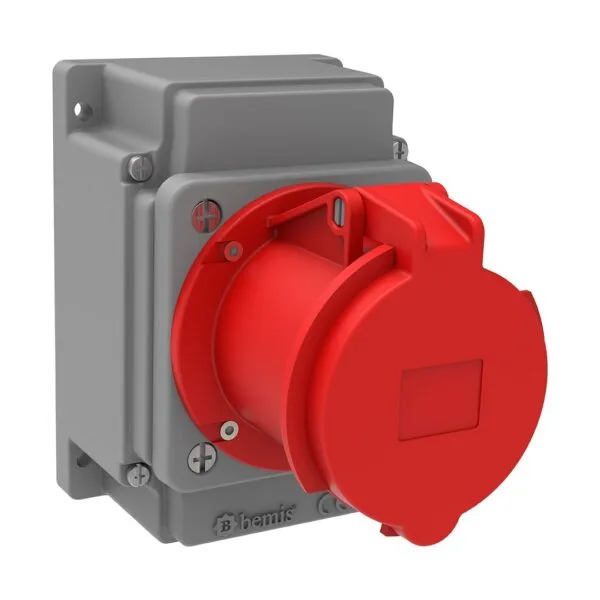 Bemis 5/63A. Duvar Priz IP44 BC1-4505-2510