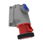 Bemis 5/63A. 90° Eğik 1/16A. M. Prizli Duvar Priz IP67 BC1-4505-7537