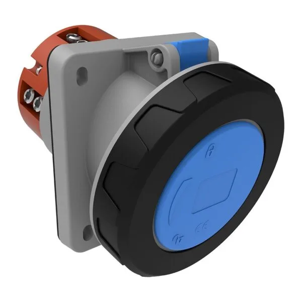 Bemis 3/125A. 45° Eğik Makine Priz IP67 BC1-6403-7420