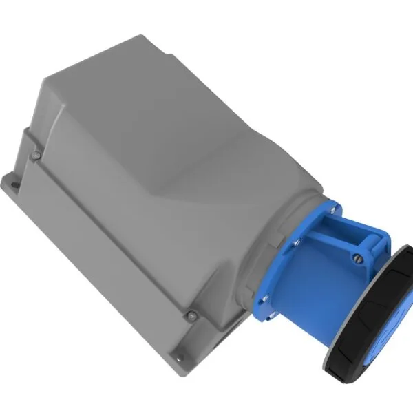 Bemis 3/125A. 90° Eğik Duvar Prizi IP67 BC1-6403-7535