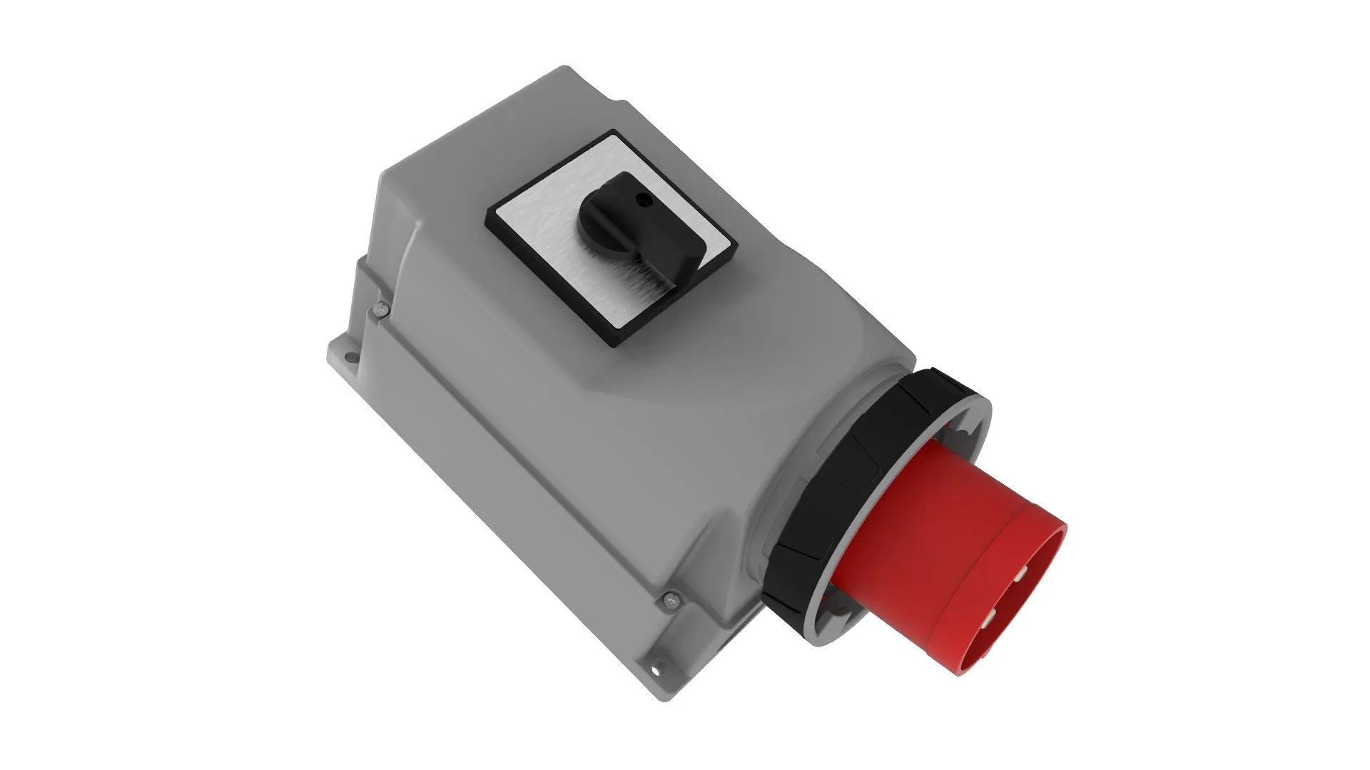 Bemis BC1-6505-7240 Bemis 5/125A. 90° Eğik Pako Şalterli Duvar Fişi IP65 BC1-6505-7240