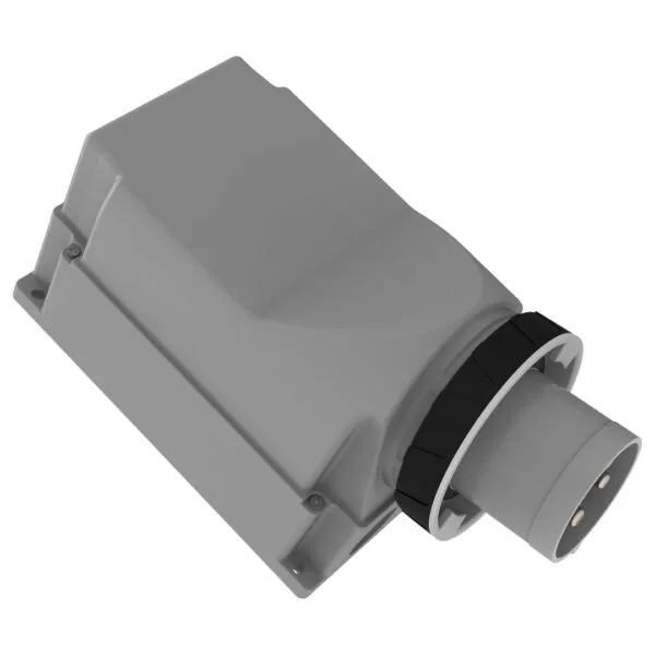 Bemis 4/160A. 90° Eğik Duvar Fişi IP67