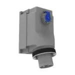 Bemis 4/160A. 90° Eğik 1/16A. Mak. Prizli Duvar Fişi IP67