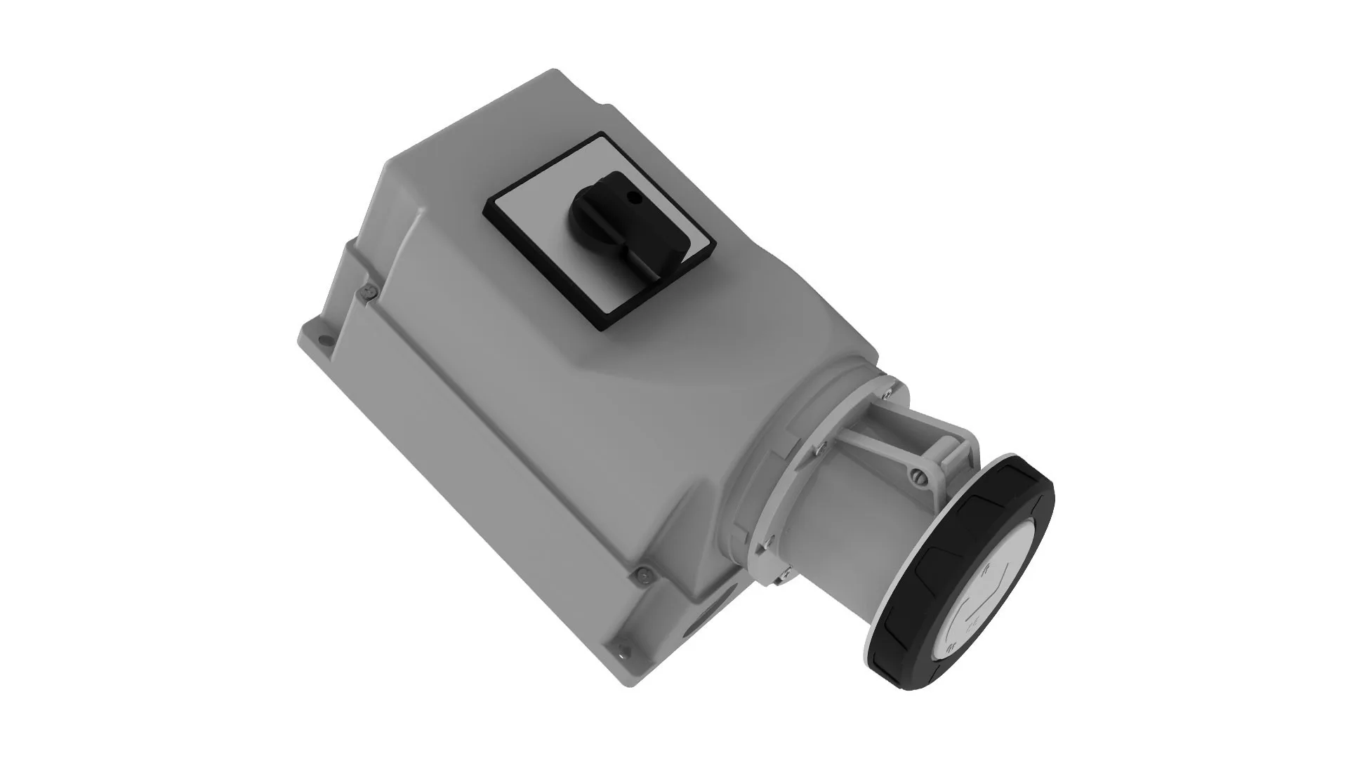 Bemis BC1-8504-7550 Bemis 4/160A. 90° Eğik Pako Şalterli Duvar Prizi IP65