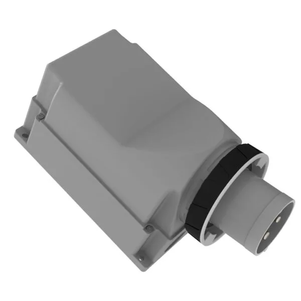 Bemis 5/160A. 90° Eğik Duvar Fişi IP67