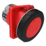 Bemis 4/125A. 45° Eğik Makine Priz IP67 BC3-6504-7420