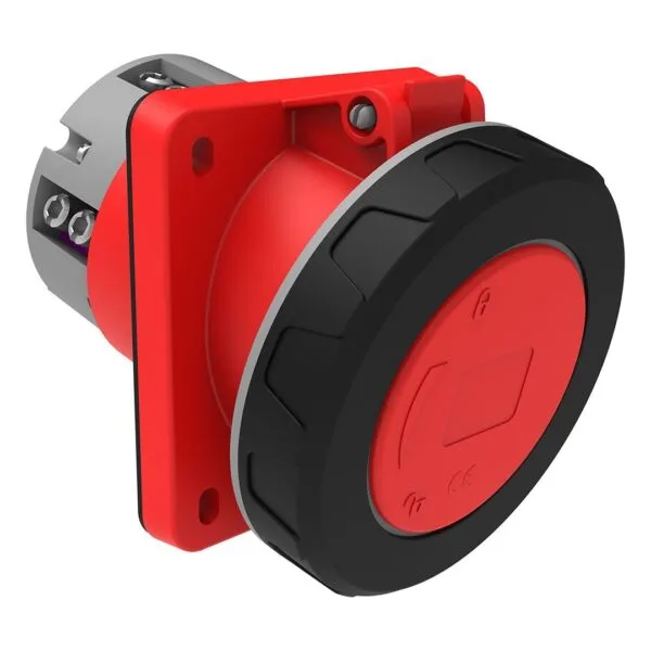 Bemis 4/125A. 45° Eğik Makine Priz IP67 BC3-6504-7420