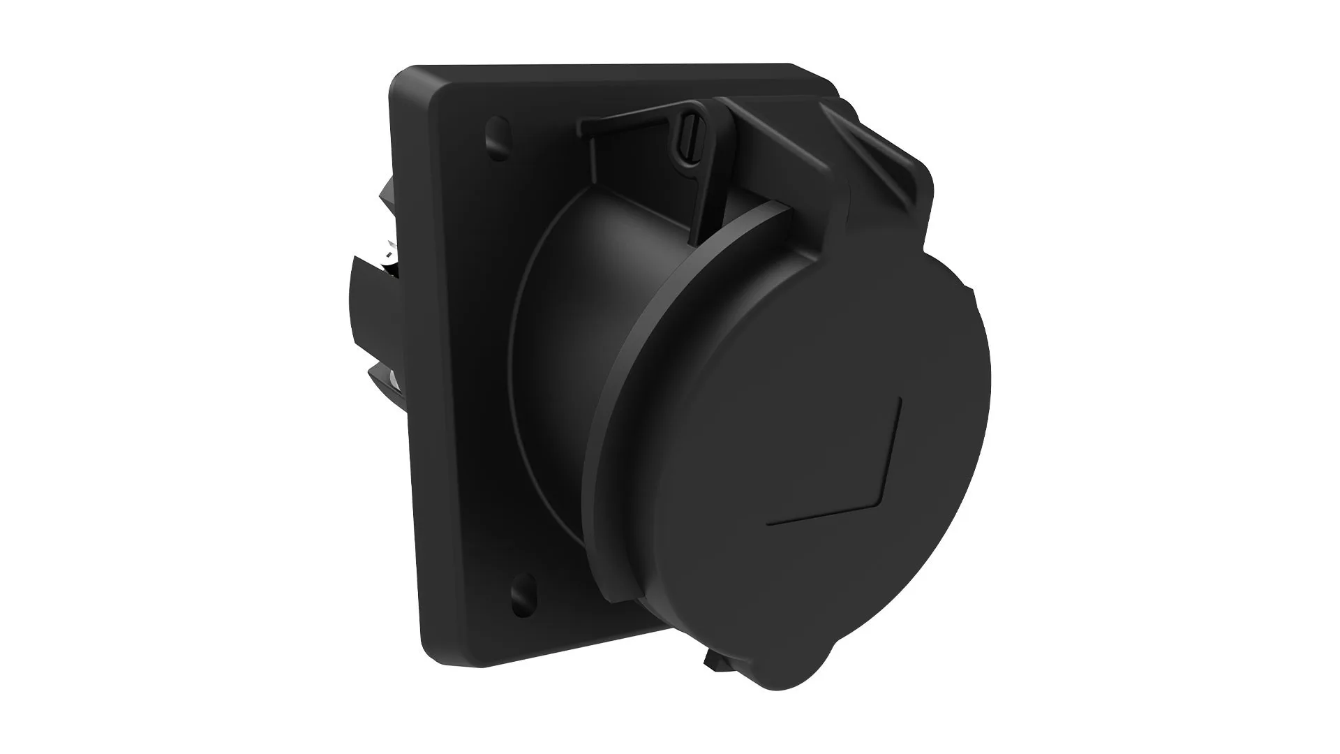 Bemis BCS-4504-2420 Bemis 4/63A. 45° Eğik Makine Priz IP44 BCS-4504-2420