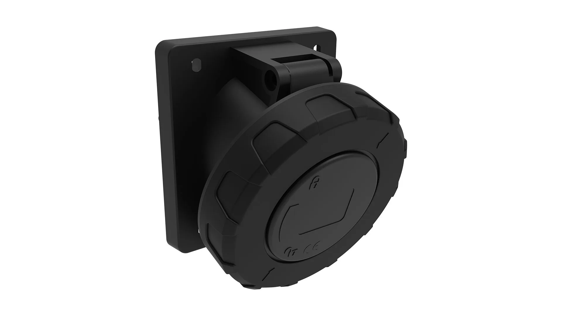 Bemis BCS-4505-7420 Bemis 5/63A. 45° Eğik Makine Priz IP67 BCS-4505-7420