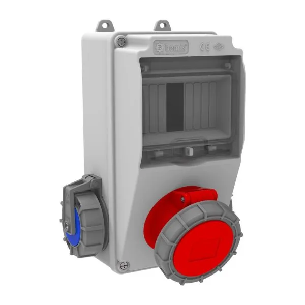 Bemis 5/16A. 380V. IP67 1 Ad. Ön 1/16A. 220V. IP68 2 Ad. Yan IP66 BD1-6114-2020