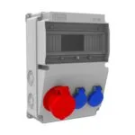 Bemis 5/16A. 380V. 1 Ad. Ön - 1/16A. 220V. 2 Ad. Ön IP44 BD2-2118-2020