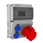 Bemis 5/63A. 380V. 1 Ad. Ön - 1/16A. 220V. 2 Ad. Ön IP44 BD2-2149-2020