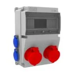 Bemis 5/16A. 380V. 2 Ad. Ön - 1/16A. 220V. 4 Ad. Yan IP44 BD2-2218-4020