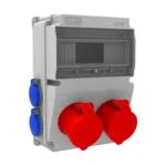 Bemis 5/32A. 380V. 2 Ad. Ön - 1/16A. 220V. 4 Ad. Yan IP44 BD2-2234-4020